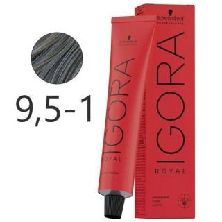 Крем-фарба для волосся Schwarzkopf Igora Royal 9,5-1 Світлий Блондин Пастельний Сандре 60 мл