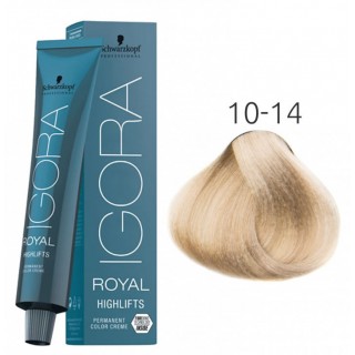 Фарба для волосся Schwarzkopf Igora Royal Highlift з технологією Fibre Bond 10-14 блондин сандрі бежевий 60 мл