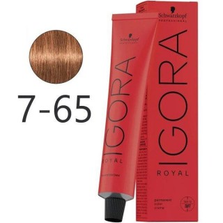 Крем-фарба для волосся Schwarzkopf Igora Royal 7-65 Середньо-Русявий Шоколадно-Золотистий 60 мл