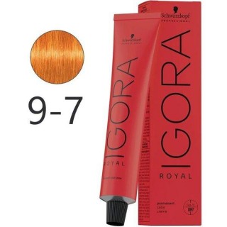 Крем-фарба для волосся Schwarzkopf Igora Royal 9-7 Блондин Мідний 60 мл