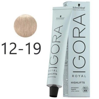 Крем-фарба для волосся Schwarzkopf Igora Royal Highlift 12-19 Спеціальний Блондин Фіолетовий Сандре 60 мл