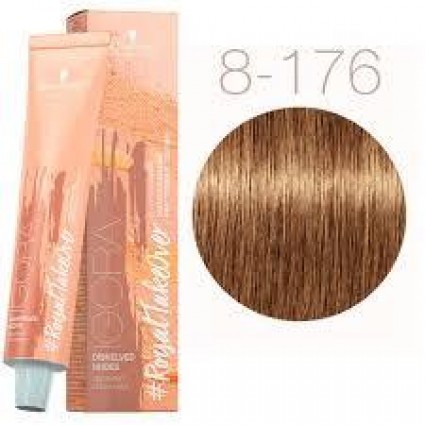 Фарба для волосся Schwarzkopf Igora Royal Disheveled Nudes 8-176 Світлий русявий сандре мідно-шоколадний 60 мл Фарба для волосся Schwarzkopf Igora Royal Disheveled Nudes 8-176 Світлий русявий сандре мідно-шоколадний 60 мл