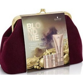 Набор Blondme All Blondes (Шампунь 250 мл + Маска 200 мл + Клатч)