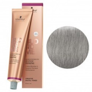 Тонуючий бондінг-крем для волосся Schwarzkopf Blondme Steel Blue Сталевий синій 60 мл