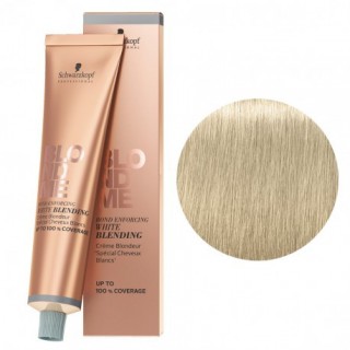 Освітлюючий бондінг-крем для сивого волосся Schwarzkopf Blondme White Blending Ice Лід 60 мл