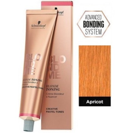 Тонуючий бондінг-крем для волосся Schwarzkopf BlondMe Blonde Toning T-Apricot Абрикос 60 мл Тонуючий бондінг-крем для волосся Schwarzkopf BlondMe Blonde Toning T-Apricot Абрикос 60 мл