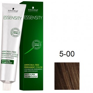 Фарба для волосся Schwarzkopf Essensity безаміачна 5-00 Натуральний Світло-Коричневий Екстра 60 мл