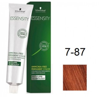 Фарба для волосся Schwarzkopf Essensity безаміачна 7-87 Середньо-Русявий Червоний Мідний 60 мл