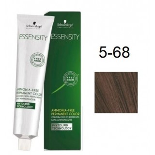 Фарба для волосся Schwarzkopf Essensity безаміачна 5-68 Світло-Коричневий Шоколадно-Червоний 60 мл
