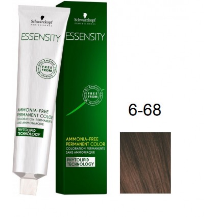 Фарба для волосся Schwarzkopf Essensity безаміачна 6-68 Темно-Русявий Шоколадно-Червоний 60 мл Фарба для волосся Schwarzkopf Essensity безаміачна 6-68 Темно-Русявий Шоколадно-Червоний 60 мл