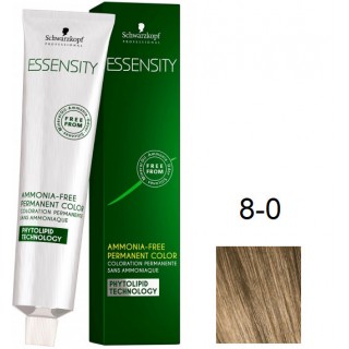 Фарба для волосся Schwarzkopf Essensity безаміачна 8-0 Світло-русявий Натуральний 60 мл