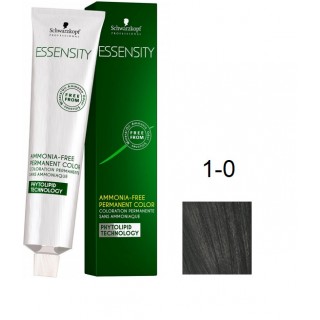 Фарба для волосся Schwarzkopf Essensity безаміачна 1-0 Натуральний Чорний 60 мл