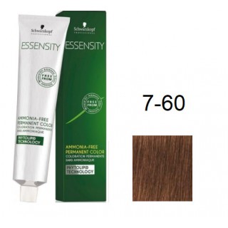 Фарба для волосся Schwarzkopf Essensity безаміачна 7-60 Середньо-русявий Шоколадний Натуральний 60 мл