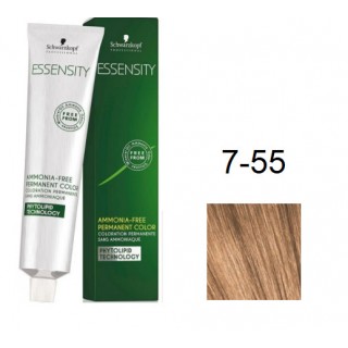 Фарба для волосся Schwarzkopf Essensity безаміачна 7-55 Мед Середньо-Русявий Екстра Золотистий 60 мл