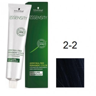 Фарба для волосся Schwarzkopf Essensity безаміачна 2-2 Кедр Чорний Синій 60 мл