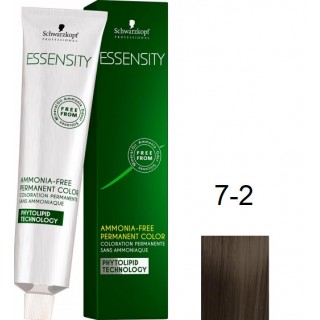 Фарба для волосся Schwarzkopf Essensity безаміачна 7-2 Кедр Середньо-Русявий Попелястий 60 мл