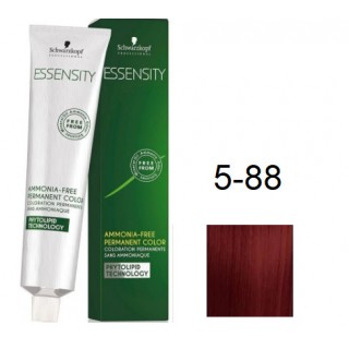 Фарба для волосся Schwarzkopf Essensity безаміачна 5-88 Світло-Коричневий Червоний Екстра 60 мл