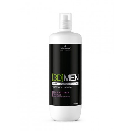 Шампунь Schwarzkopf 3D MEN активатор росту волосся 1000 мл