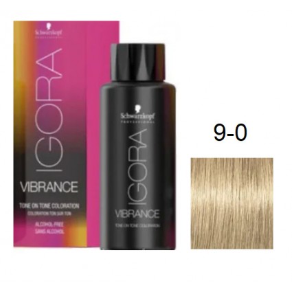 Фарба для волосся Schwarzkopf igora Vibrance безаміачна 9-0 Блондин 60 мл