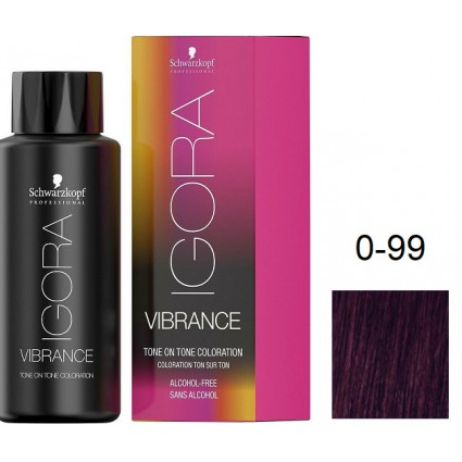 Безаміачна фарба для волосся Schwarzkopf Igora Vibrance Микстон 0-99 Фіолетовий 60 мл Безаміачна фарба для волосся Schwarzkopf Igora Vibrance Микстон 0-99 Фіолетовий 60 мл