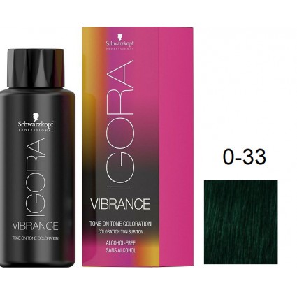 Безаміачна фарба для волосся Schwarzkopf Igora Vibrance Микстон 0-33 Антикрасный 60 мл