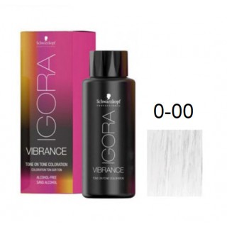 Фарба для волосся Schwarzkopf igora Vibrance безаміачна 0-00 Для додання сяючого блиску 60 мл