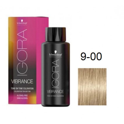 Фарба для волосся Schwarzkopf igora Vibrance безаміачна 9-00 натуральний Блондин екстра 60 мл