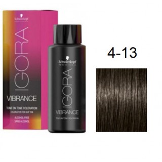 Фарба для волосся Schwarzkopf igora Vibrance безаміачна 4-13 Середній коричневий сандре матовий 60 мл