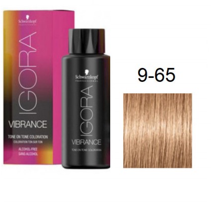 Фарба для волосся Schwarzkopf igora Vibrance безаміачна 9-65 Блондин шоколадний золотистий екстра 60 мл