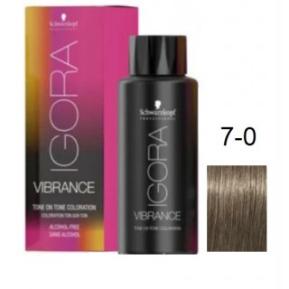 Фарба для волосся Schwarzkopf igora Vibrance безаміачна 7-0 Середньо-русявий 60 мл