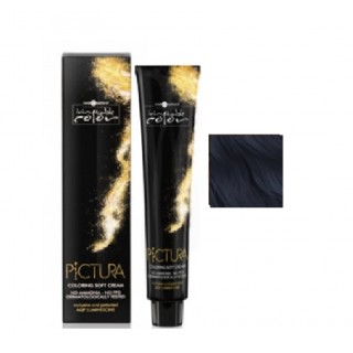 Крем-фарба для волосся Hair Company Inimitable Pictura 1.10 синьо-чорний 100 мл