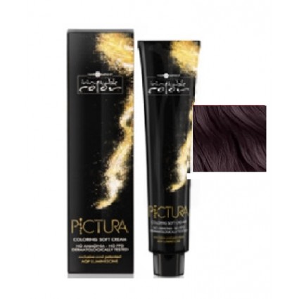 Крем-фарба для волосся Hair Company Inimitable Pictura 4.56 каштановий махагон червоний 100 мл