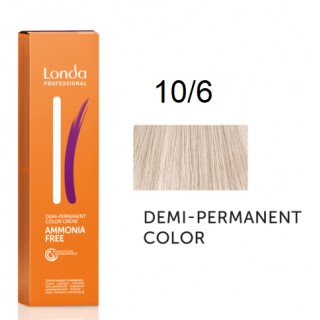 Крем-фарба Londa Professional без аміаку 10/6 Дуже яскравий фіолетовий блонд 60 мл