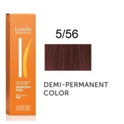 Крем-фарба Londa Professional без аміаку 5/56 Світлий шатен червоно-фіолетовий 60 мл