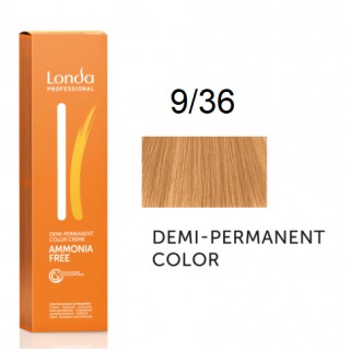 Крем-фарба Londa Professional без аміаку 9/36 Яскравий блондин золотисто-фіолетовий 60 мл.