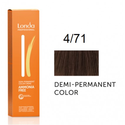 Крем-фарба Londa Professional без аміак 4/71 Середньо-коричневий коричнево-попелястий 60 мл. Крем-фарба Londa Professional без аміак 4/71 Середньо-коричневий коричнево-попелястий 60 мл.