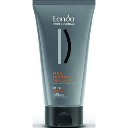 Гель з ефектом мокрого волосся сильної фіксації Londa Professional Men Liquefy It 150 мл
