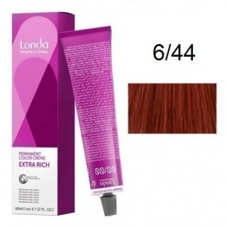 Крем-фарба для волосся Londacolor 6/44 Темний блонд інтенсивний мідний 60 мл