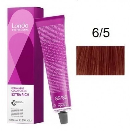 Крем-фарба для волосся Londacolor 6/5 Темний червоний блонд 60 мл