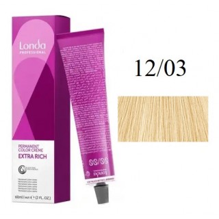 Крем-фарба для волосся Londacolor 12/03 Спеціальний блондин натурально-золотистий 60 мл