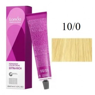 Крем-фарба для волосся Londacolor 10/0 Дуже яскравий блондин 60 мл