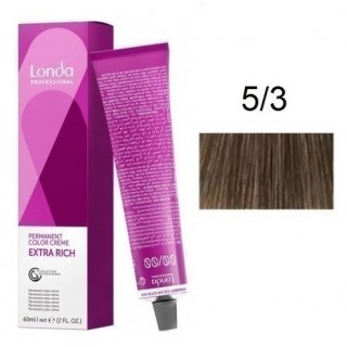 Крем-фарба для волосся Londacolor 5/3 Світло-коричневий золотистий 60 мл