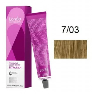 Крем-фарба для волосся Londacolor 7/03 Блондин золотистий 60 мл
