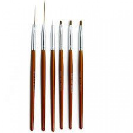 Набір пензликів Nail Art Brush (6 шт.)