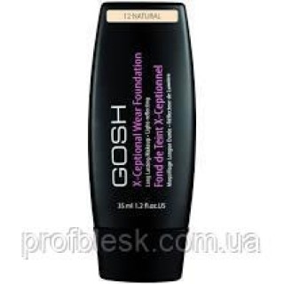 GOSH Основа под макияж Х-Ceptional Wear Foundation №12 (natural) 35 мл