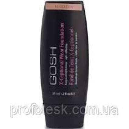 GOSH Основа под макияж Х-Ceptional Wear Foundation №16 (golden) 35 мл