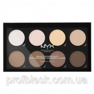NYX Хайлайтер и контур палетка Highlight&Contour
