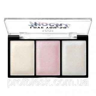 NYX Палетка кремовых хайлайтеров Love you so mochi 3*5,4г