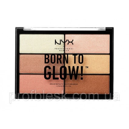 NYX Палетка хайлайтеров Born to Glow