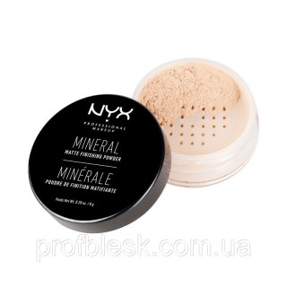 NYX Пудра Минеральная Финиш №01 (Light/medium) 8 г